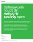 Opbouwwerk houdt de network society open