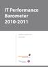 IT Performance Barometer 2010-2011. Jaarlijks IT performance onderzoek.
