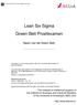 Lean Six Sigma Green Belt Proefexamen