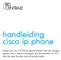 handleiding cisco ip phone