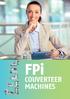 FPi COUVERTEER MACHINES