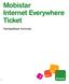 Mobistar Internet Everywhere Ticket. Herlaadbare formule
