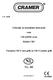 T.Nr. 40290. Gebruik en installatie instructie voor CRAMER oven Model CBC. Varianten CBCG (met grill) en CBCO (zonder grill) NL, BE CE-0085BN0171