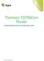 Thomson TG789(i)vn Router. Gebruiksaanwijzing ten behoeve van Zakelijk ADSL van KPN