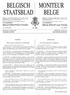MONITEUR BELGE BELGISCH STAATSBLAD N. 184 INHOUD SOMMAIRE. 238 bladzijden/pages WOENSDAG 26 MEI 2004 MERCREDI 26 MAI 2004