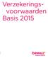 Verzekeringsvoorwaarden. Basis 2015 D0800-201410