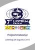 Programmaboekje Zaterdag 29 augustus 2015