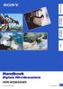 Handboek. Digitale HD-videocamera HDR-AS30/AS30V. Inhoudsopgave. Zoeken op. bediening. instellingen. Zoeken op. Index