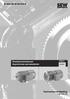 Uitgave. Draaistroommotoren Asynchrone servomotoren 10/2001. Technische handleiding 1052 7672 / NL
