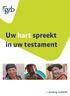 Uw hart spreekt in uw testament