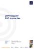 UWV Security SSD Instructies