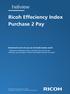 Ricoh Effeciency Index Purchase 2 Pay