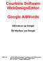 Courbois Software WebDesignEditor. Google AdWords
