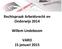 Rechtspraak Arbeidsrecht en Onderwijs 2014. Willem Lindeboom. VARO 15 januari 2015