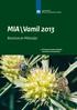 MIA \Vamil 2013. Brochure en Milieulijst. >> Als het gaat om duurzaamheid, innovatie en internationaal