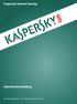 Kaspersky Internet Security Gebruikershandleiding