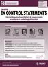 IN CONTROL STATEMENTS