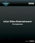 InCar Video Entertainment