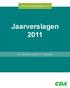 CDA Verkiezingscongres 2012 Jaarverslagen 2011