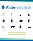 Watervoetafdruk. brochure over de relatie tussen voeding en water