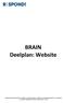 BRAIN Deelplan: Website