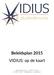 Beleidsplan 2015 VIDIUS: op de kaart