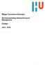 Bijlage Cursusbeschrijvingen. Bacheloropleiding Human Resource Management. Deeltijd 2015-2016