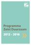 Programma Zeist Duurzaam