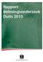 Rapport Belevingsonderzoek Duits 2010