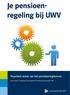 Je pensioen- regeling bij UWV