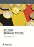 BELGIUM ECONOMIC OUTLOOK Halfjaarlijkse vooruitzichten België September 2014