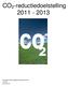CO 2 -reductiedoelstelling 2011-2013