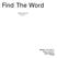 Find The Word. Design Document versie 0.1