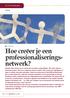 Jos Maassen Hoe creëer je een professionaliseringsnetwerk?
