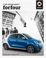 >> De nieuwe smart. forfour. Prijslijst. Geldig vanaf 11 augustus 2014.