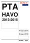 PTA HAVO 2013-2015. 4-havo 13/14. 5-havo 14/15