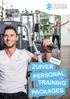 NEW! ZUIVER PERSONAL TRAINING PACKAGES