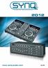 DJ MIXERS SMX-3. Case for SMX-3 Order Code: 3230. 19 Adapters Order Code: 3150