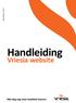 Handleiding Vriesia website