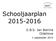 Schooljaarplan 2015-2016