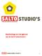 STUDIO'S. Handleiding voor het gebruik van de SALTO radiostudio's HANDLEIDING STUDIO'S 1