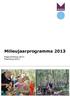 Milieujaarprogramma 2013