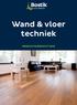 Wand & vloer techniek