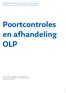 Poortcontroles en afhandeling OLP