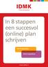 In 8 stappen een succesvol (online) plan schrijven