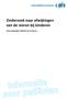 Onderzoek naar afwijkingen van de nieren bij kinderen. Nierscintigrafie (DMSA) bij kinderen