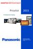 Copyright Exertis GO Connect Official Panasonic distributor for Netherlands, Belgium & Luxembourg 15-10-2015