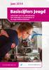 Basiscijfers Jeugd. juni 2014. informatie over de arbeidsmarkt, het onderwijs en leerplaatsen in de regio Holland Rijnland