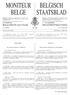 BELGISCH STAATSBLAD MONITEUR BELGE N. 172. Le Moniteur belge du 9 mai 2003 comporte deux éditions, qui portent les numéros 170 et 171.
