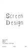 Screen Design. Inge van Dam 0880974 CMD2E Screen Design Product page. Inge van Dam 0880974 CMD2E